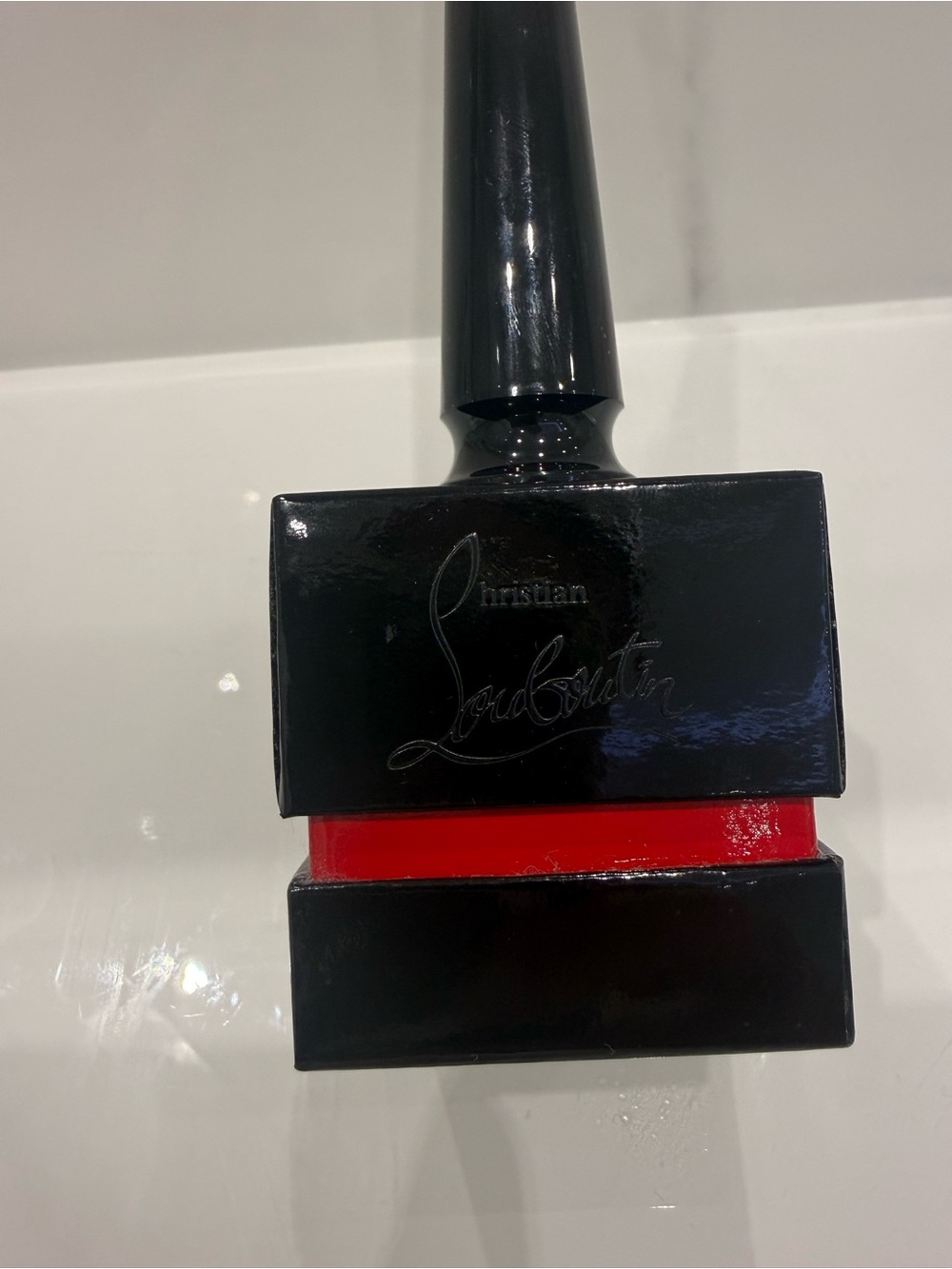 Christian Louboutin Red and Black Decorative Accent Vase - Picture 6 of 10